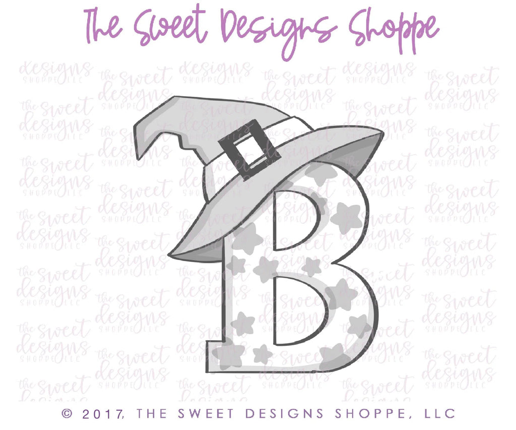 Cookie Cutters - B Witch v2- Cookie Cutter - Sweet Designs Shoppe - - ALL, Cookie Cutter, Customize, Fall / Halloween, Fonts, halloween, Promocode