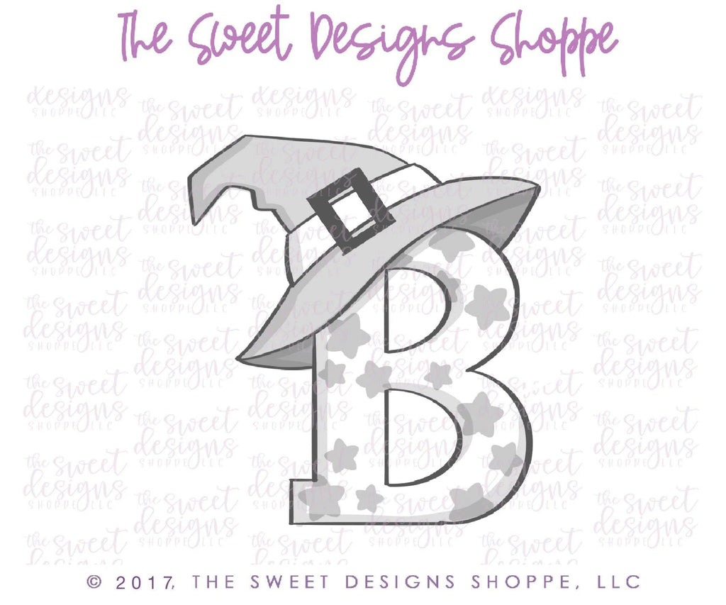 Cookie Cutters - B Witch v2- Cookie Cutter - The Sweet Designs Shoppe - - ALL, Cookie Cutter, Customize, Fall / Halloween, Fonts, halloween, Promocode