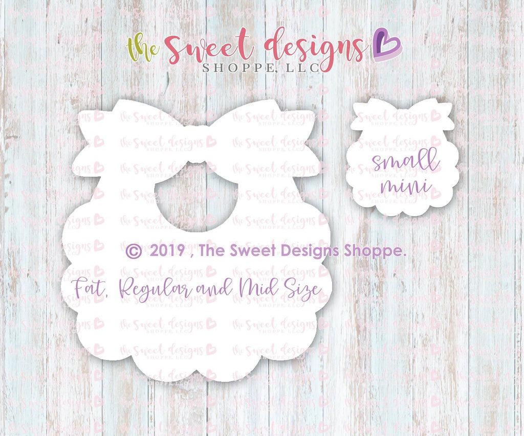 Cookie Cutters - Baby Bib 2019 - Cookie Cutter - The Sweet Designs Shoppe - TSDS - - ALL,Baby,Baptism,Clothes,Clothing / Accessories,Cookie Cutter,newborn,Promocode,Religious,STL