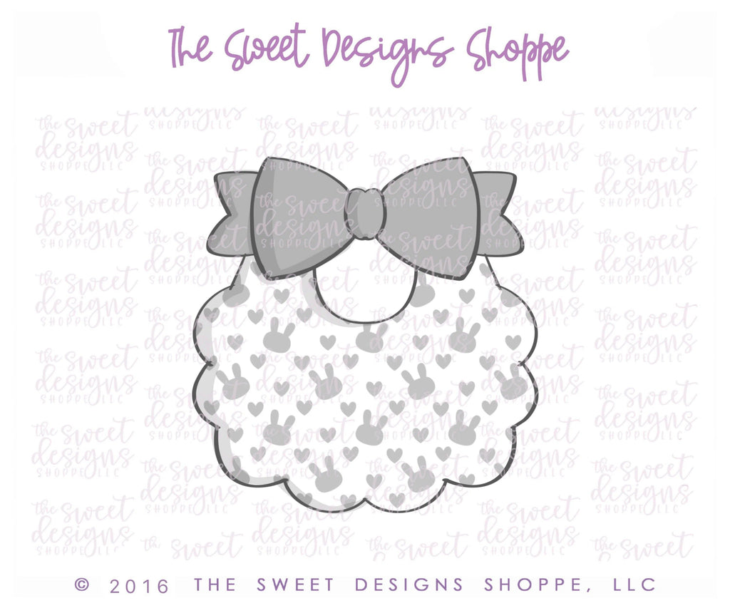 Cookie Cutters - Baby Bib 2019 - Cookie Cutter - The Sweet Designs Shoppe - TSDS - - ALL,Baby,Baptism,Clothes,Clothing / Accessories,Cookie Cutter,newborn,Promocode,Religious,STL