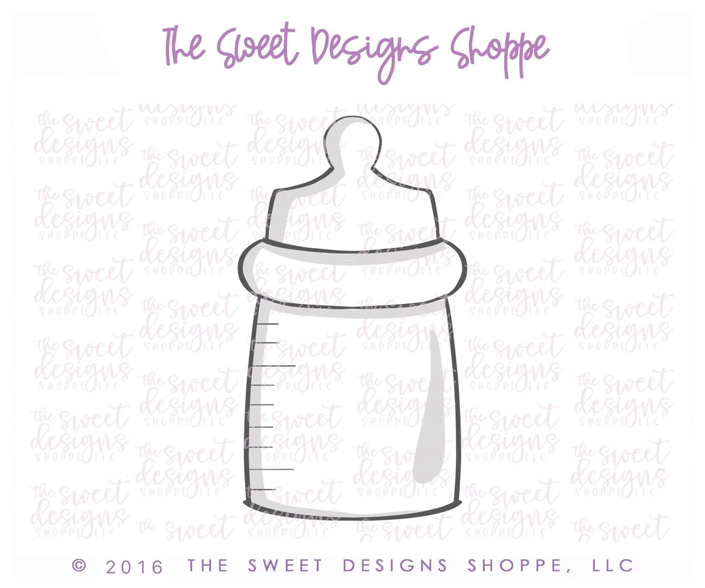 Cookie Cutters - Baby Bottle v2- Cookie Cutter - The Sweet Designs Shoppe - TSDS - - ALL,Baby,Baby Bottle,Baby Shower,Cookie Cutter,Promocode