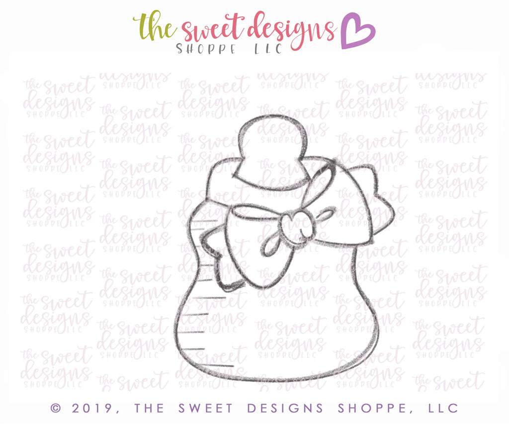 Cookie Cutters - Baby Bottle with Bow 2019 - Cutter - Sweet Designs Shoppe - - ALL, Baby, Cookie Cutter, newborn, Promocode