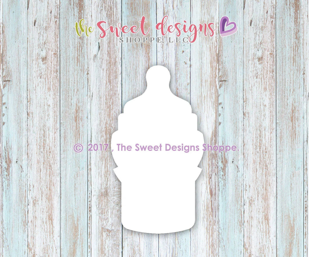 Cookie Cutters - Baby Bottle with Bow - Cookie Cutter - The Sweet Designs Shoppe - - ALL, Baby, baby shower, Cookie Cutter, Promocode