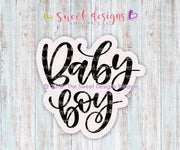 Cookie Cutters - Baby Boy Plaque - Cookie Cutter - The Sweet Designs Shoppe - TSDS - - ALL,Baby,Baby Girl,baby shower,baby shower favors,Cookie Cutter,Customize,it's a girl,lettering,Plaque,Plaques,Promocode,STL