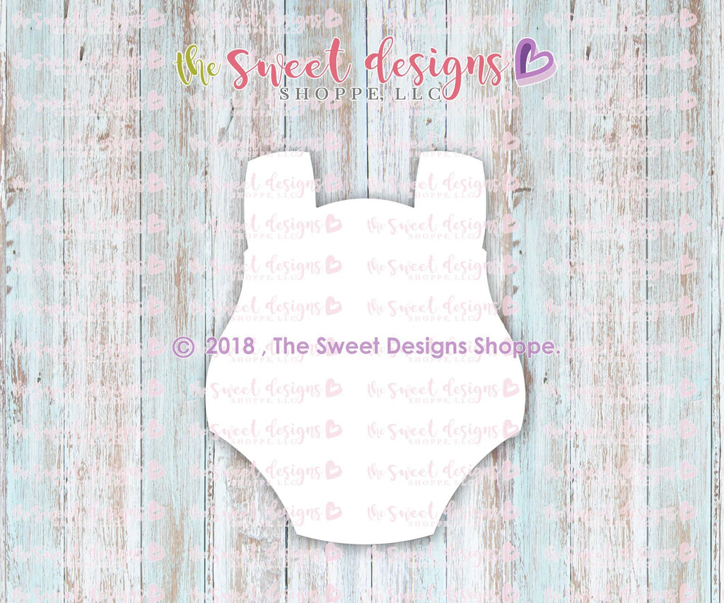 Cookie Cutters - Baby Boy Romper v2- Cookie Cutter - Sweet Designs Shoppe - - ALL, Baby, baby shower, Clothes, Clothing / Accessories, Cookie Cutter, newborn, Promocode, wrapped