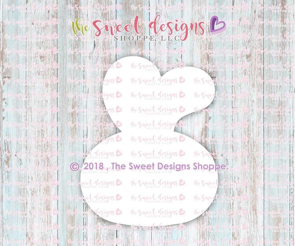 Cookie Cutters - Baby Bunny Face v2- Cookie Cutter - The Sweet Designs Shoppe - - ALL, Animal, Cookie Cutter, Easter, Easter / Spring, Promocode, Spring