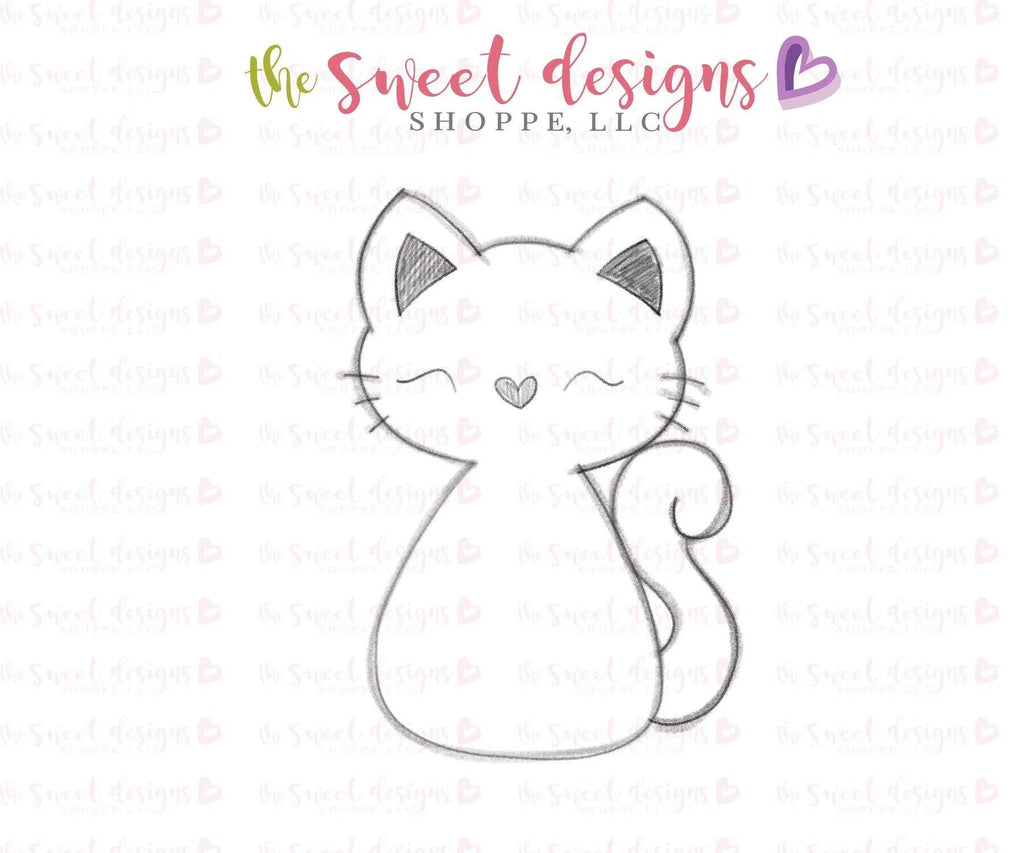 Cookie Cutters - Baby Cat - Cookie Cutter - The Sweet Designs Shoppe - TSDS - - ALL,Animal,Animals,Cookie Cutter,Customize,fall,Fall / Halloween,Fall / Thanksgiving,halloween,Promocode
