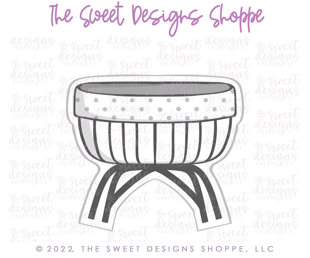 Cookie Cutters - Baby Crib - Cookie Cutter - The Sweet Designs Shoppe - - Accesories, Accessories, accessory, ALL, Baby, Baby / Kids, Baby Bib, Baby Dress, baby shower, Baby Swaddle, baby toys, Cookie Cutter, Promocode