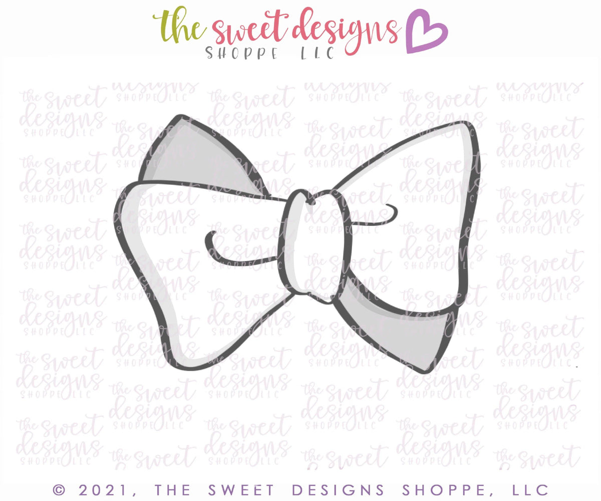 Cookie Cutters - Baby Girl Bow - Cookie Cutter - The Sweet Designs Shoppe - TSDS - - Accesories,Accessories,accessory,ALL,Baby,Baby / Kids,Baby Bib,Baby Dress,Baby Swaddle,baby toys,Clothing / Accessories,Cookie Cutter,kids,Kids / Fantasy,Promocode,STL