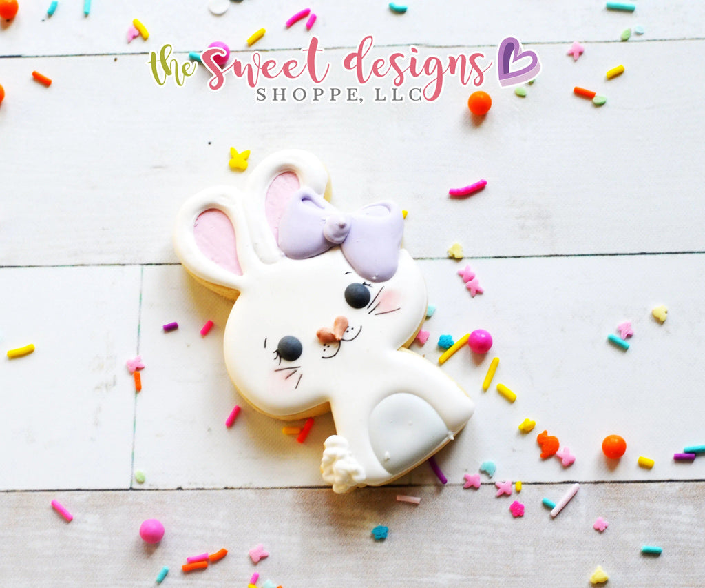 Cookie Cutters - Baby Girl Bunny - Cookie Cutter - The Sweet Designs Shoppe - - ALL, Animal, Cookie Cutter, Easter, Easter / Spring, Promocode, Spring