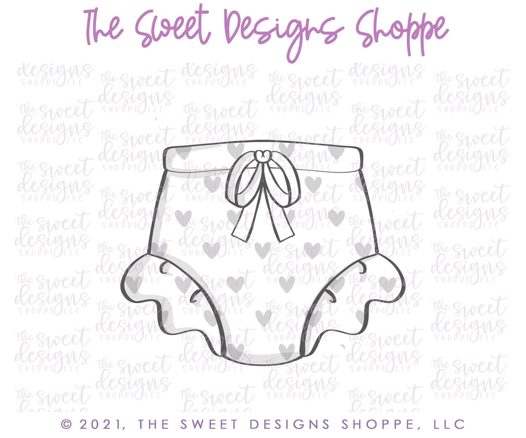 Cookie Cutters - Baby Girl Diaper Cover - Cutter - Sweet Designs Shoppe - - Accesories, Accessories, accessory, ALL, Baby, Baby / Kids, Baby Bib, Baby Dress, Baby Swaddle, baby toys, Clothing / Accessories, Cookie Cutter, kids, Kids / Fantasy, Promocode