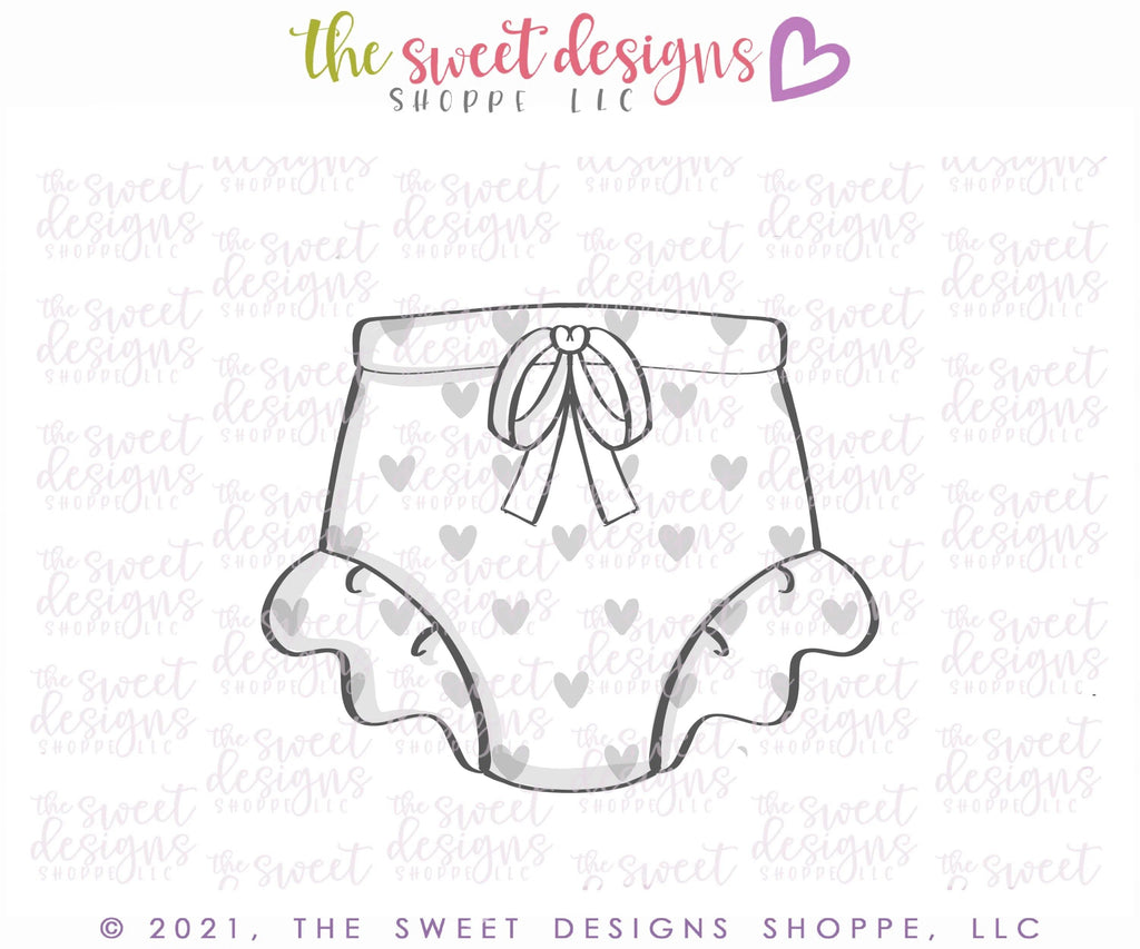 Cookie Cutters - Baby Girl Diaper Cover - Cookie Cutter - The Sweet Designs Shoppe - - Accesories, Accessories, accessory, ALL, Baby, Baby / Kids, Baby Bib, Baby Dress, Baby Swaddle, baby toys, Clothing / Accessories, Cookie Cutter, kids, Kids / Fantasy, Promocode