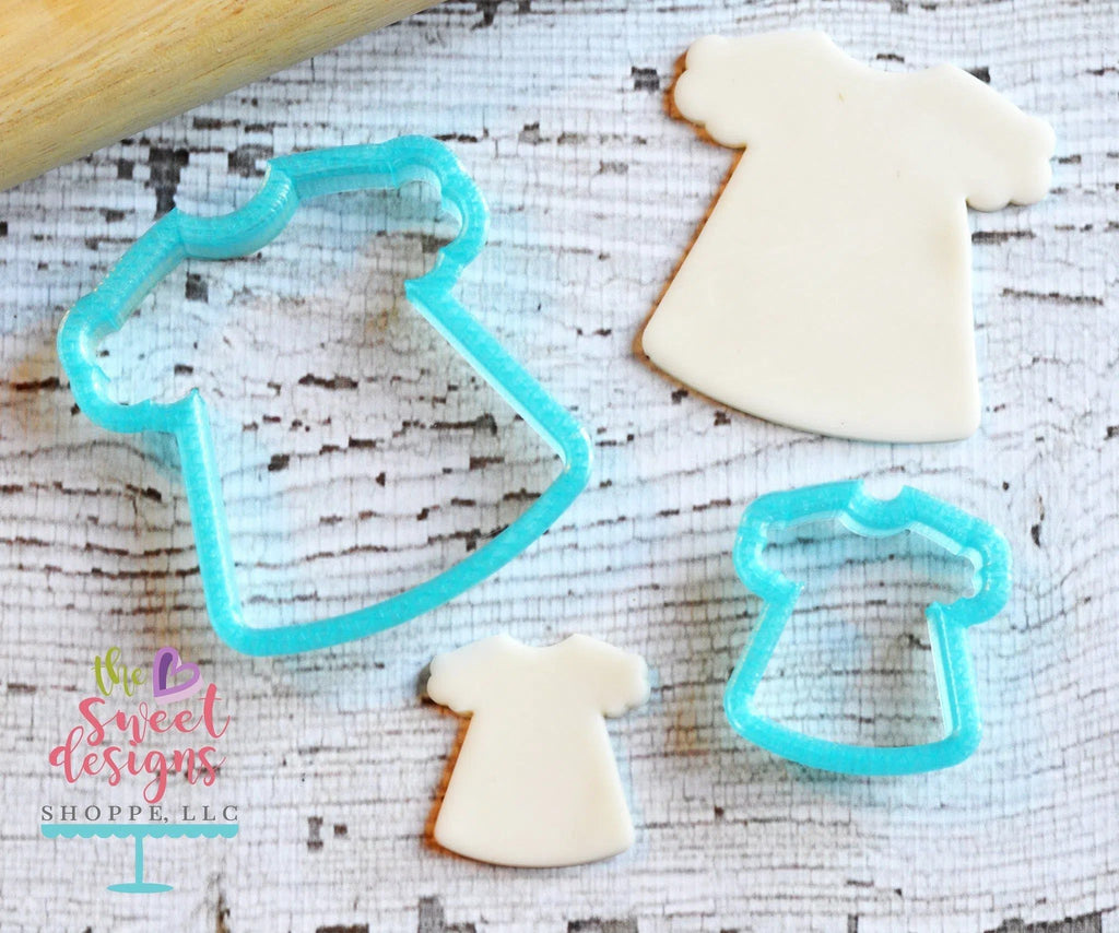 Cookie Cutters - Baby Girl Dress v2- Cookie Cutter - The Sweet Designs Shoppe - - ALL, Baby, Baby Dress, Baby Girl, Clothing / Accessories, Cookie Cutter, Girl, Promocode