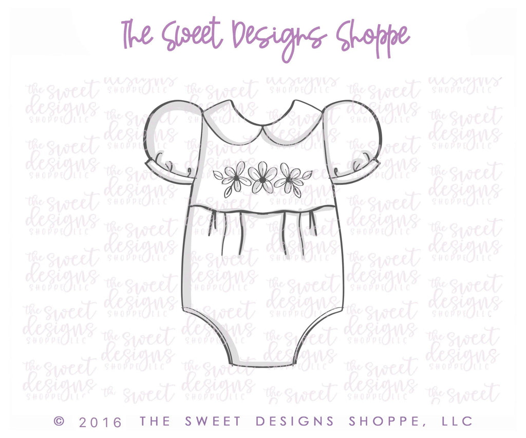 Cookie Cutters - Baby Girl Onesie v2- Cookie Cutter - The Sweet Designs Shoppe - TSDS - - ALL,Baby,Baby Girl,Clothes,Clothing / Accessories,Cookie Cutter,Onesie,Promocode