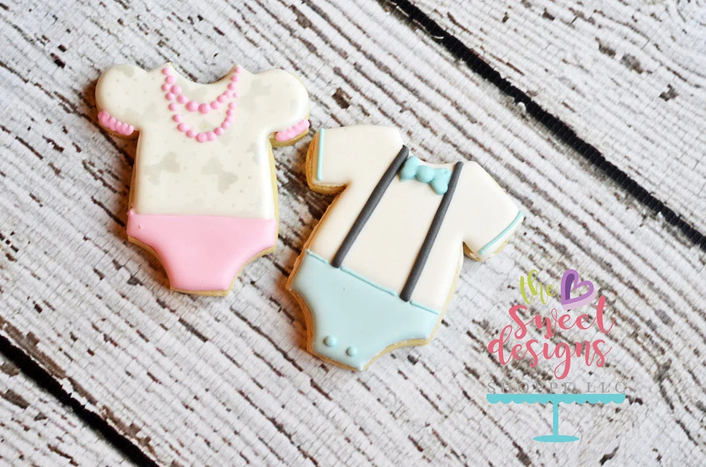 Cookie Cutters - Baby Girl Onesie v2- Cookie Cutter - The Sweet Designs Shoppe - TSDS - - ALL,Baby,Baby Girl,Clothes,Clothing / Accessories,Cookie Cutter,Onesie,Promocode