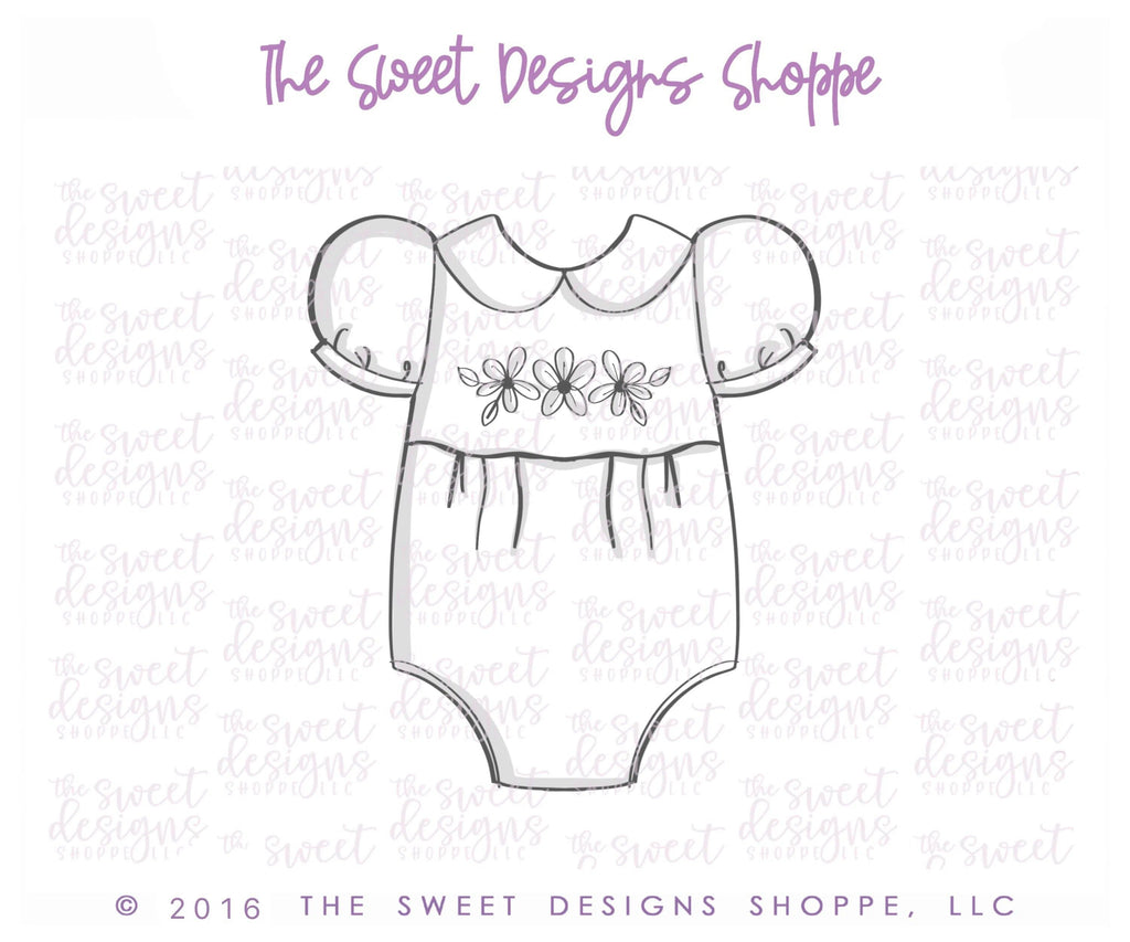 Cookie Cutters - Baby Girl Onesie v2- Cookie Cutter - The Sweet Designs Shoppe - - ALL, Baby, Baby Girl, Clothes, Clothing / Accessories, Cookie Cutter, Onesie, Promocode