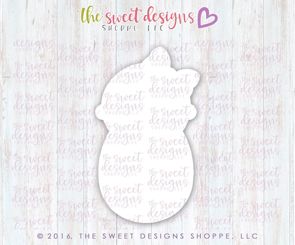 Cookie Cutters - Baby Girl Swaddle V2 - Cookie Cutter - Sweet Designs Shoppe - - ALL, Baby, baby girl, Baby Shower, Bow, Cookie Cutter, Promocode, Swaddle