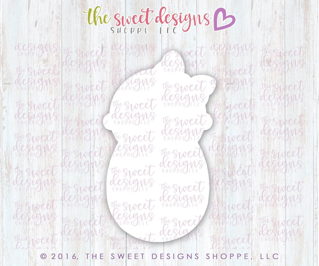 Cookie Cutters - Baby Girl Swaddle V2 - Cookie Cutter - The Sweet Designs Shoppe - - ALL, Baby, baby girl, Baby Shower, Bow, Cookie Cutter, Promocode, STL, Swaddle