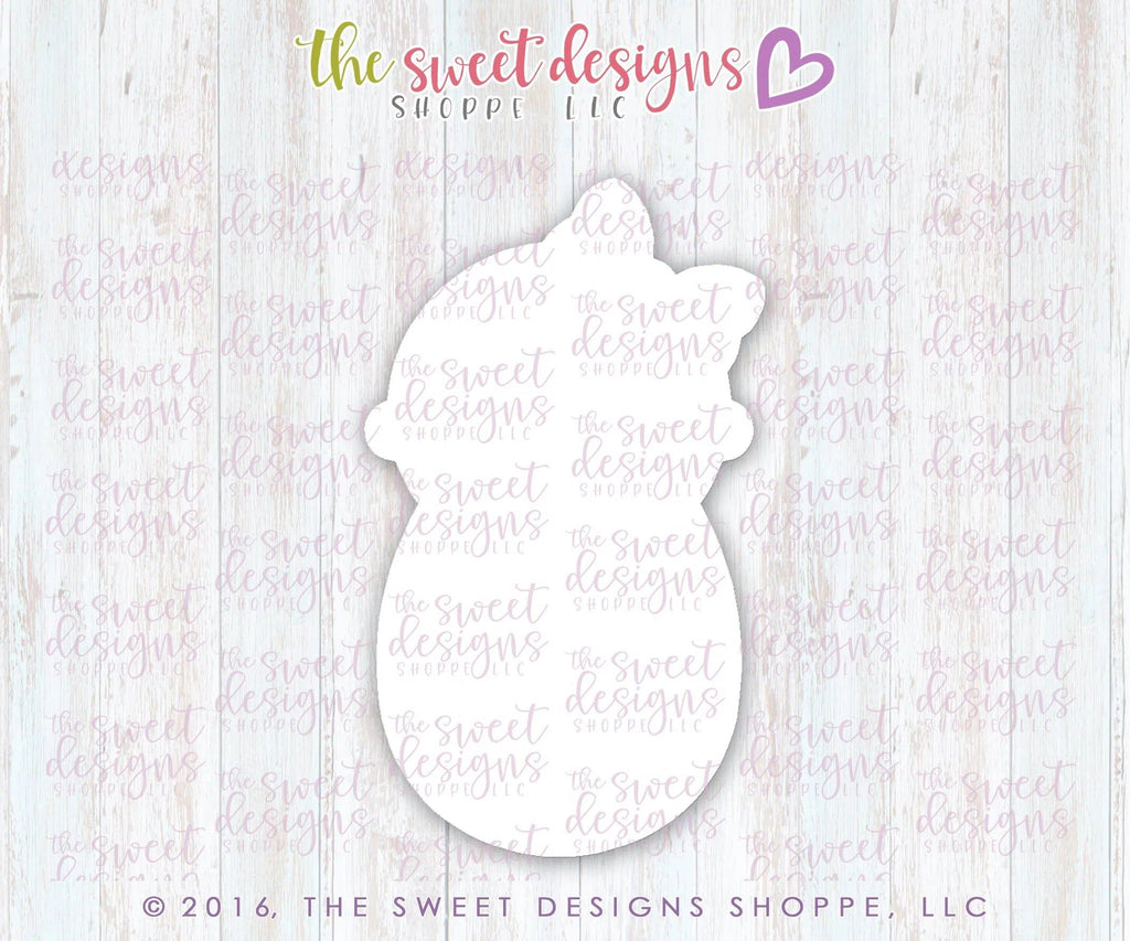 Cookie Cutters - Baby Girl Swaddle V2 - Cookie Cutter - The Sweet Designs Shoppe - TSDS - - ALL,Baby,baby girl,Baby Shower,Bow,Cookie Cutter,Promocode,STL,Swaddle