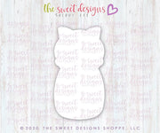 Cookie Cutters - Baby Girl Swaddle with Bow - Cookie Cutter - The Sweet Designs Shoppe - TSDS - - ALL,Baby,baby girl,Baby Shower,baby shower favors,Bow,Cookie Cutter,Promocode,STL,Swaddle