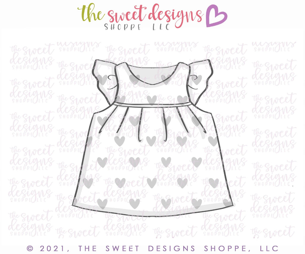 Cookie Cutters - Baby Girl Top - Cookie Cutter - The Sweet Designs Shoppe - TSDS - - Accesories,Accessories,accessory,ALL,Baby,Baby / Kids,Baby Bib,Baby Dress,Baby Swaddle,baby toys,Clothing / Accessories,Cookie Cutter,kids,Kids / Fantasy,Promocode