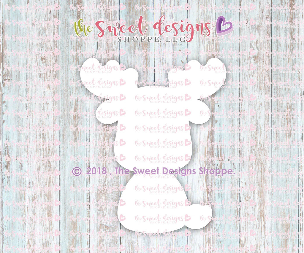 Cookie Cutters - Baby Moose v2- Cookie Cutter - Sweet Designs Shoppe - - ALL, Animal, Animals, Cookie Cutter, Forest, forest animals, Promocode, Woodland