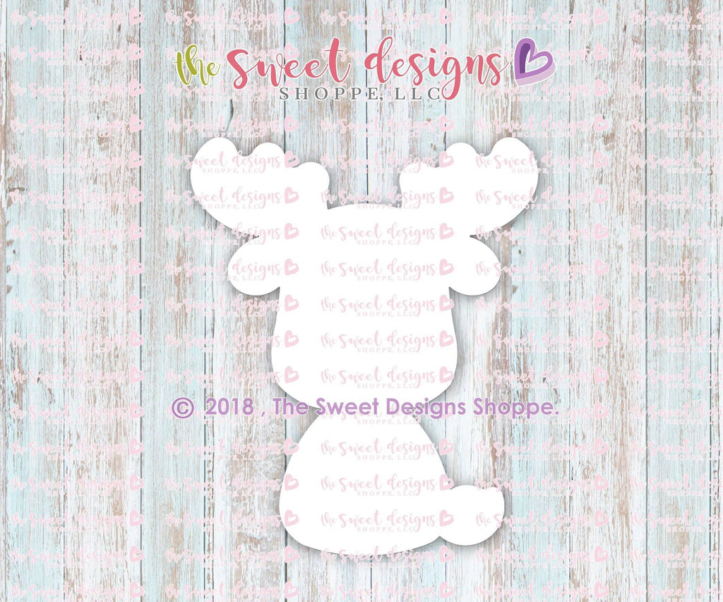 Cookie Cutters - Baby Moose v2- Cookie Cutter - The Sweet Designs Shoppe - - ALL, Animal, Animals, Cookie Cutter, Forest, forest animals, Promocode, Woodland