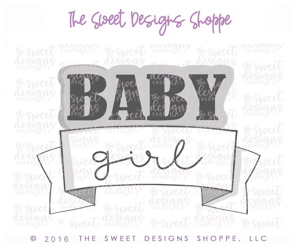 Cookie Cutters - Baby Name v2- Cookie Cutter - Sweet Designs Shoppe - - ALL, Baby, Bunting, Cookie Cutter, cookie cutters, Customize, Plaque, Promocode