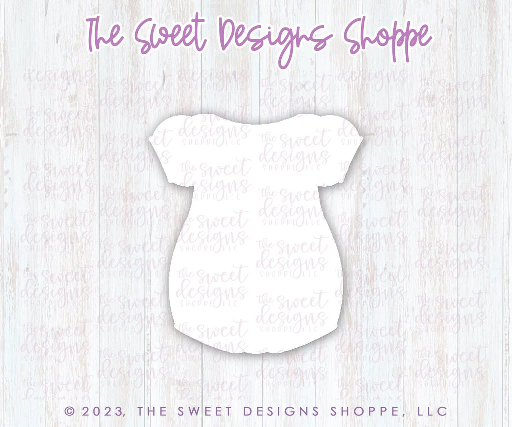 Cookie Cutters - Baby Romper with Sleeve - Cookie Cutter - The Sweet Designs Shoppe - - ALL, Baby, Baby / Kids, Baby Boy, baby girl, baby romper, babyclothes, babyshower, Clothes, Clothing / Accessories, Cookie Cutter, Onesie, Promocode