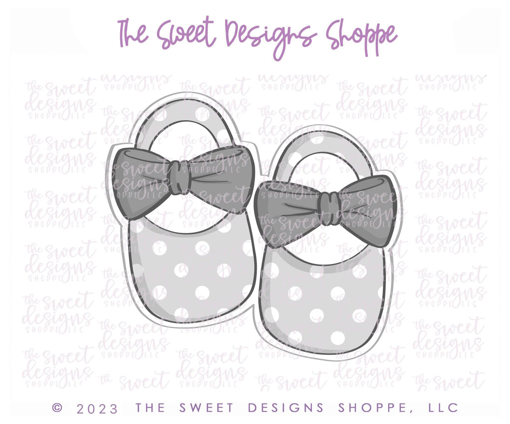 Cookie Cutters - Baby Shoes - Cookie Cutter - The Sweet Designs Shoppe - - accessory, ALL, Baby, Baby Shower, Clothes, Clothing / Accessories, Cookie Cutter, Promocode, Shoe, Shoes, STL