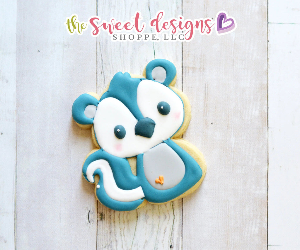 Cookie Cutters - Baby Skunk - Cookie Cutter - Sweet Designs Shoppe - - ALL, Animal, Animals, Cookie Cutter, Forest, forest animals, Promocode, Woodland