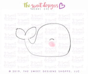 Cookie Cutters - Baby Whale - Cookie Cutter - The Sweet Designs Shoppe - TSDS - - ALL,Animal,Animals,beach,Cookie Cutter,nautica,Promocode,sand,STL,summer,under the sea