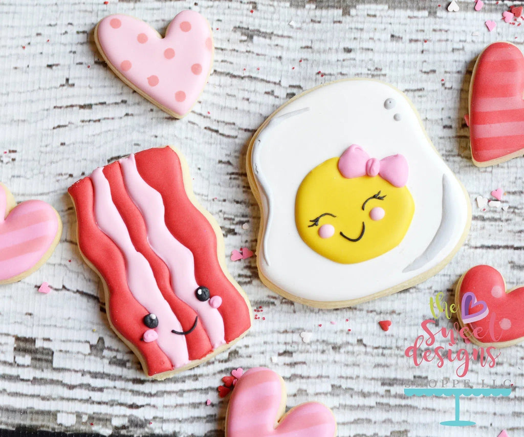 Cookie Cutters - Bacon v2- Cookie Cutter - The Sweet Designs Shoppe - - ALL, Bacon, Cookie Cutter, Cute couple, Cute Couples, Food, Food & Beverages, Food and Beverage, Promocode, Valentines