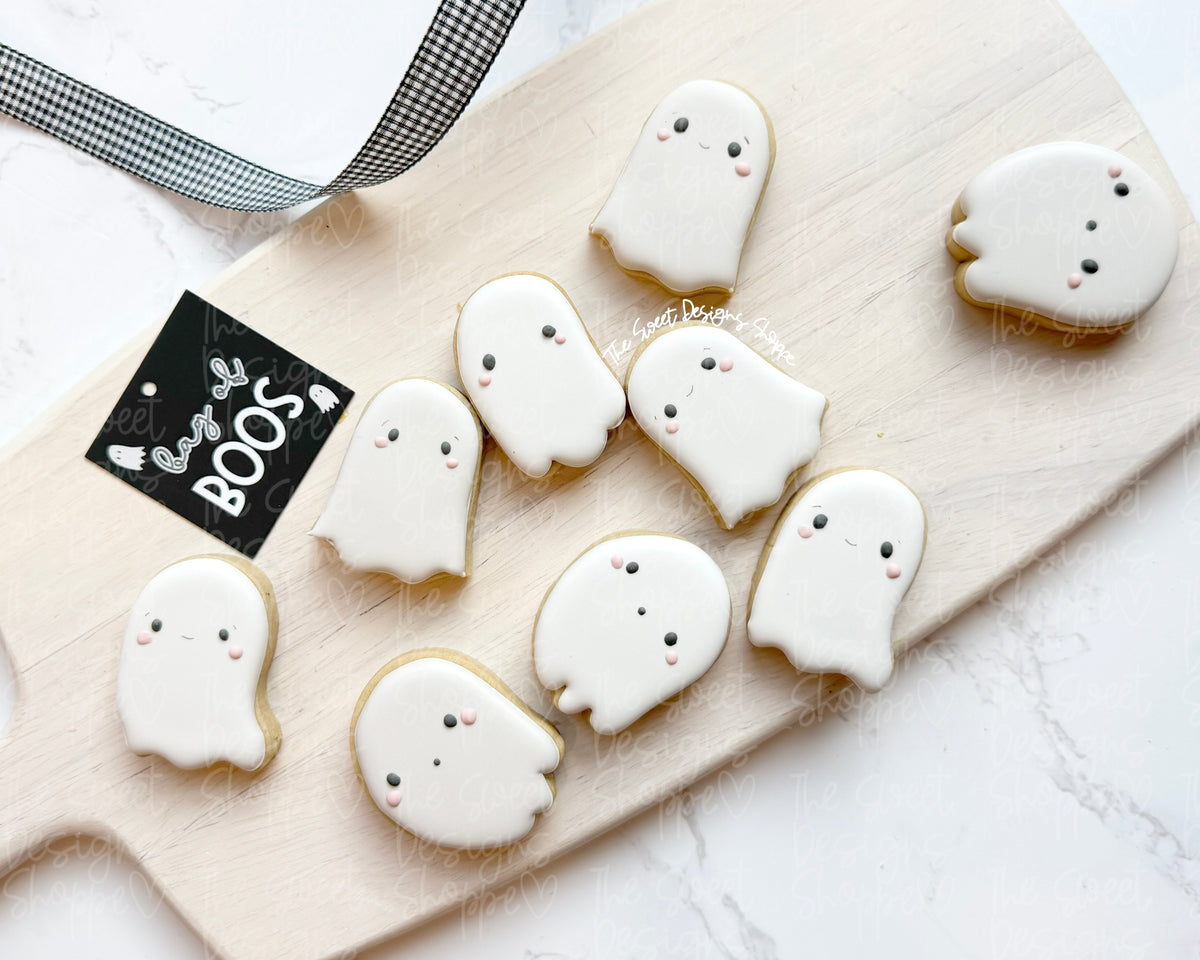 Cookie Cutters - Bag of BOOs Set - Set of 5 - Cookie Cutters - The Sweet Designs Shoppe - TSDS - - ALL,Boo,Boo haunted house,Cookie Cutter,Ghost,halloween,Promocode,regular sets,set,STL