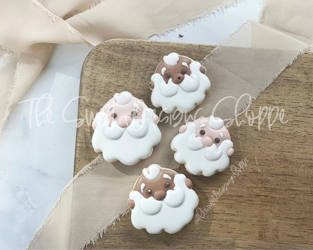 Cookie Cutters - Bald Santa - Cookie Cutter - Sweet Designs Shoppe - - 2019, Advent Calendar, ALL, Christmas, Christmas / Winter, Christmas Cookies, Cookie Cutter, Promocode, Santa, Santa Face