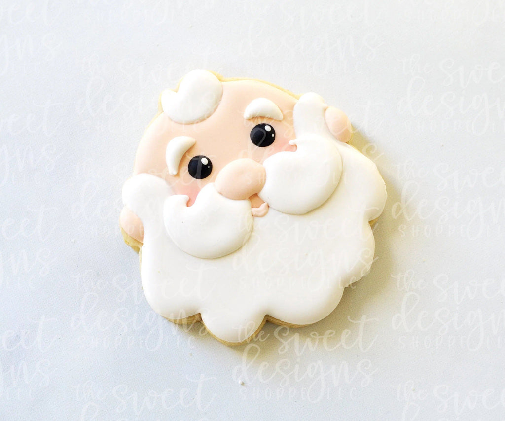 Cookie Cutters - Bald Santa - Cookie Cutter - The Sweet Designs Shoppe - TSDS - - Advent Calendar,ALL,Christmas,Christmas / Winter,Christmas Cookies,Cookie Cutter,Promocode,Santa,Santa Face,STL