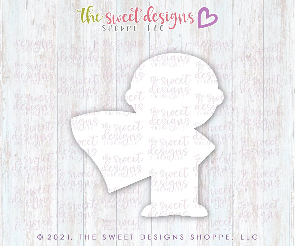 Cookie Cutters - Bald Super Hero - Cookie Cutter - The Sweet Designs Shoppe - TSDS - - ALL,Cookie Cutter,dad,Father,father's day,grandfather,Hero,KID,KIDS,Kids / Fantasy,mother,Mothers Day,Promocode