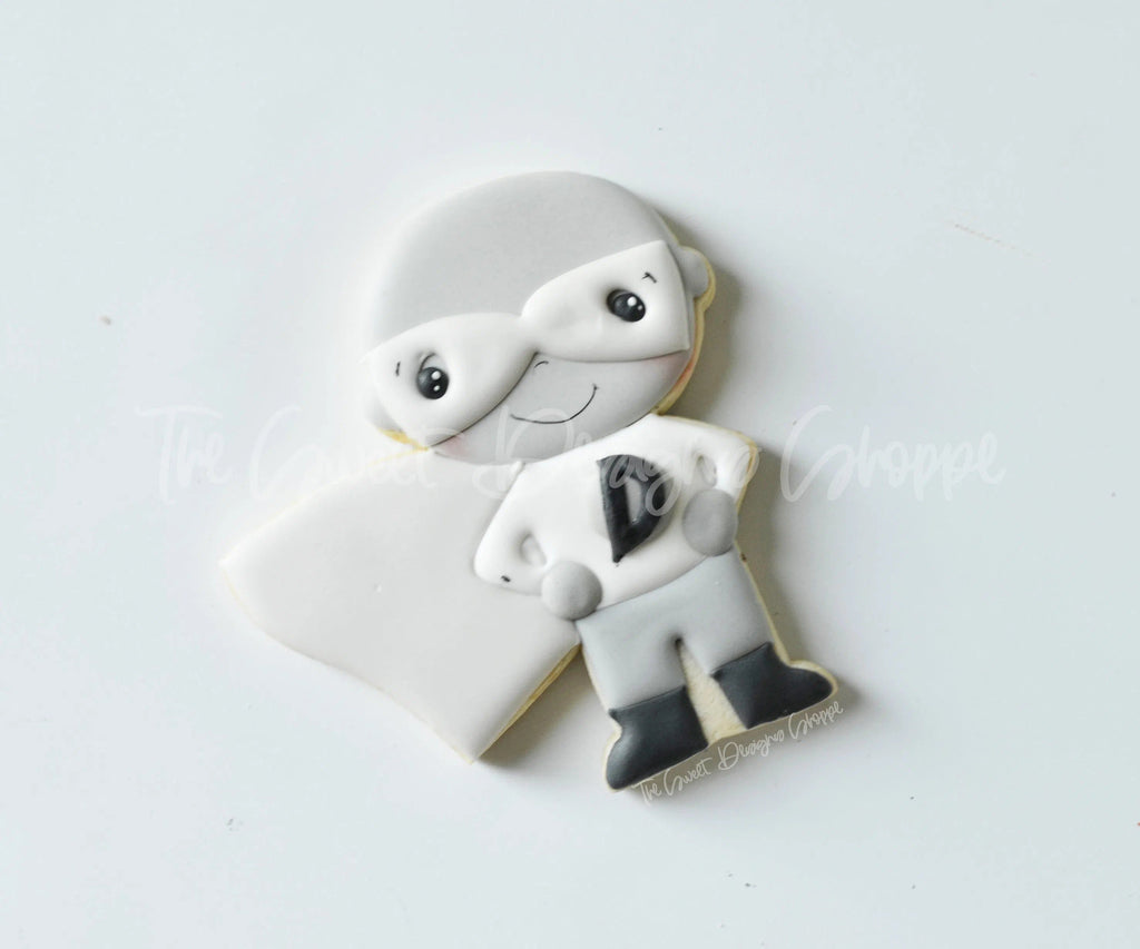 Cookie Cutters - Bald Super Hero - Cookie Cutter - The Sweet Designs Shoppe - TSDS - - ALL,Cookie Cutter,dad,Father,father's day,grandfather,Hero,KID,KIDS,Kids / Fantasy,mother,Mothers Day,Promocode