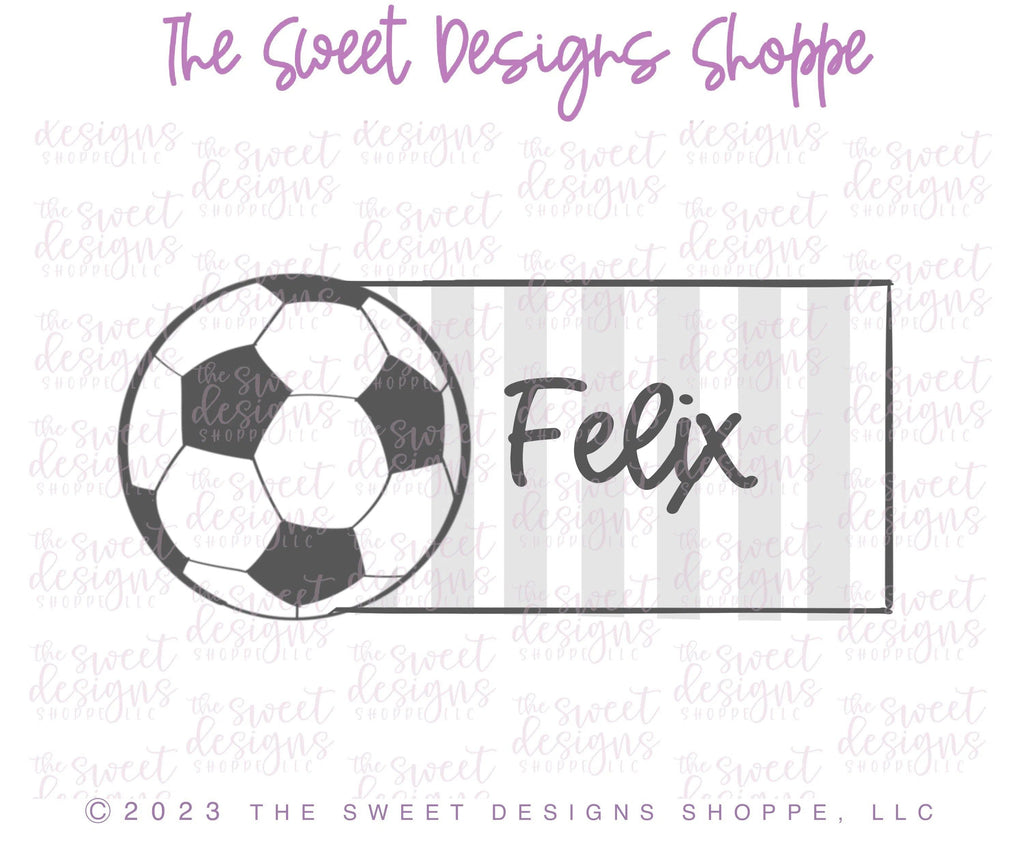 Cookie Cutters - Ball Plaque - Cookie Cutter - The Sweet Designs Shoppe - TSDS - - ALL,ball,baseball,Birthday,Cookie Cutter,happybirthdday,Plaque,Plaques,PLAQUES HANDLETTERING,Promocode,Sign,sport,sports