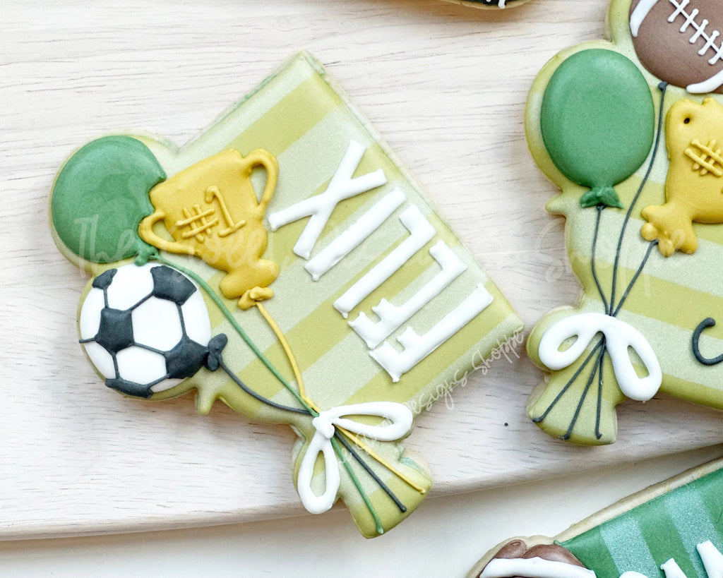 Cookie Cutters - Balloon Plaque - Cookie Cutter - The Sweet Designs Shoppe - TSDS - - ALL,Birthday,Cookie Cutter,Plaque,Plaques,PLAQUES HANDLETTERING,Promocode,STL