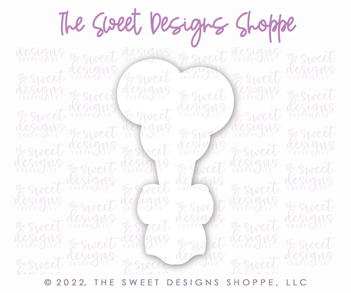 Cookie Cutters - Balloons with Bow - Cookie Cutter - The Sweet Designs Shoppe - TSDS - - ALL,balloonbundle,balloons,balloonwithbow,birthday,celebration,Cookie Cutter,Lady Milk Stache,Lady MilkStache,LadyMilkStache,party,Promocode,STL