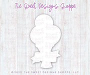Cookie Cutters - Balloons with Ribbon - Cookie Cutter - The Sweet Designs Shoppe - TSDS - - ALL,Baby / Kids,Birthday,Cookie Cutter,kid,kids,Promocode,STL
