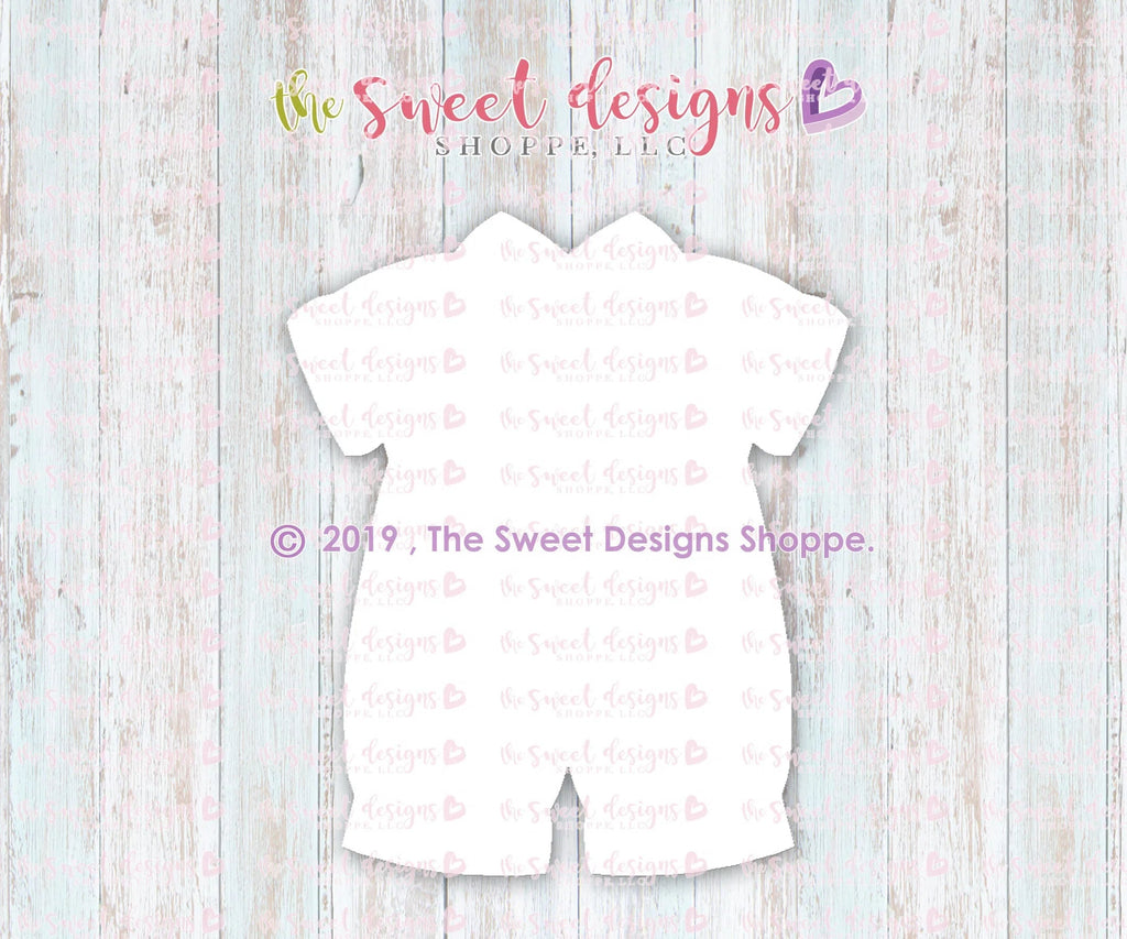 Cookie Cutters - Baptism Romper - Cookie Cutter - Sweet Designs Shoppe - - ALL, Baby, Baptism, Clothes, Clothing / Accessories, Cookie Cutter, newborn, Promocode, Religious