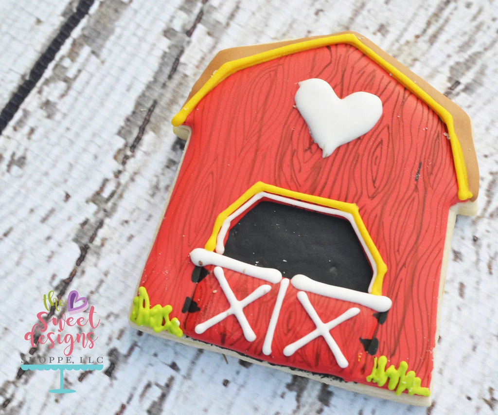 Cookie Cutters - Barn v2- Cutter - Sweet Designs Shoppe - - ALL, Animal, Barn, Cookie Cutter, country living, Farm, Miscellaneous, Promocode