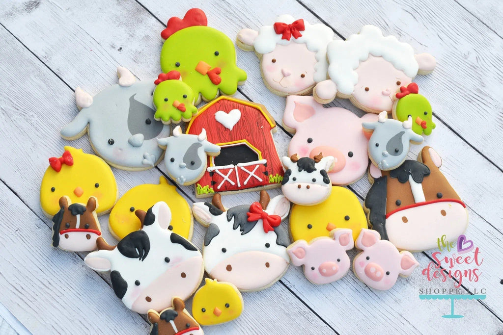 Cookie Cutters - Barn v2- Cookie Cutter - The Sweet Designs Shoppe - - ALL, Animal, Barn, Cookie Cutter, country living, Farm, Miscellaneous, Promocode