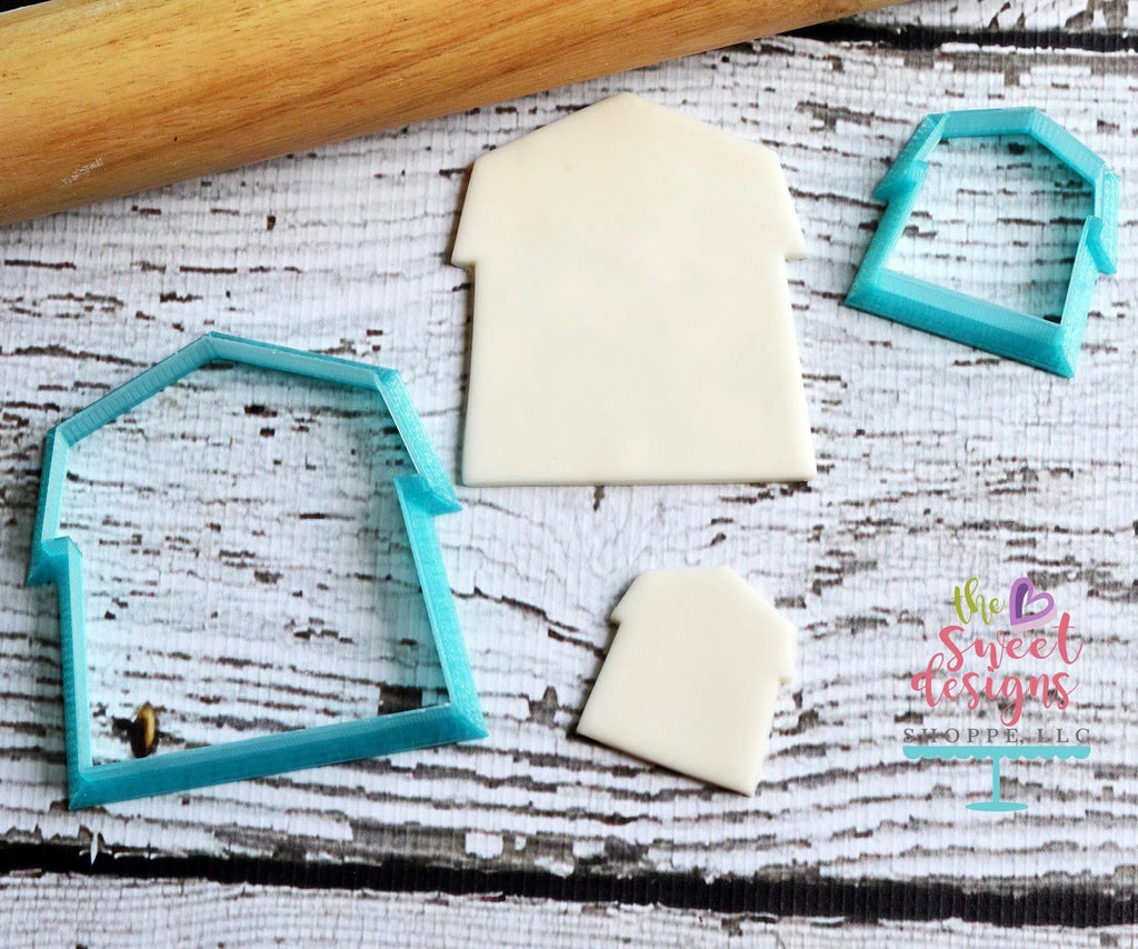 Cookie Cutters - Barn v2- Cookie Cutter - The Sweet Designs Shoppe - TSDS - - ALL,Animal,Animals,Barn,Cookie Cutter,country living,Farm,Miscellaneous,Promocode,STL