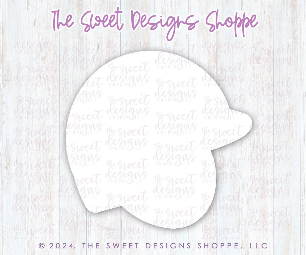 Cookie Cutters - Baseball Helmet - Cookie Cutter - The Sweet Designs Shoppe - TSDS - - ALL,Cookie Cutter,dad,fan,Father,Fathers Day,grandfather,mother,Mothers Day,Promocode,sport,sports,STL