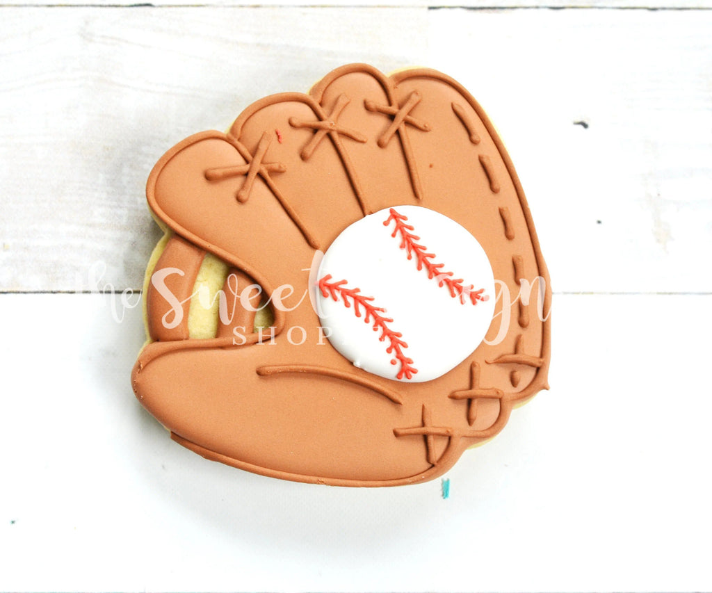 Cookie Cutters - Baseball Mitt - Cookie Cutter - The Sweet Designs Shoppe - - ALL, Cookie Cutter, dad, fan, Father, Fathers Day, grandfather, Promocode, sport, sports