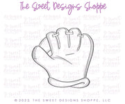 Cookie Cutters - Baseball Mitten - Cookie Cutter - The Sweet Designs Shoppe - TSDS - - ALL,baseball,Cookie Cutter,dad,Father,father's day,gloves,grandfather,Lady Milk Stache,Lady MilkStache,LadyMilkStache,Promocode,sport,sports,STL