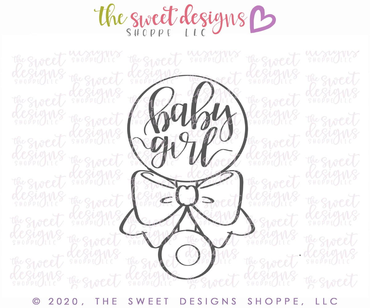 Cookie Cutters - Basic Classic Rattle - Cookie Cutter - The Sweet Designs Shoppe - TSDS - - ALL,Baby,baby shower,baby shower favors,baby toys,babyshower,Cookie Cutter,Fantasy,Kids / Fantasy,Promocode,STL,toys